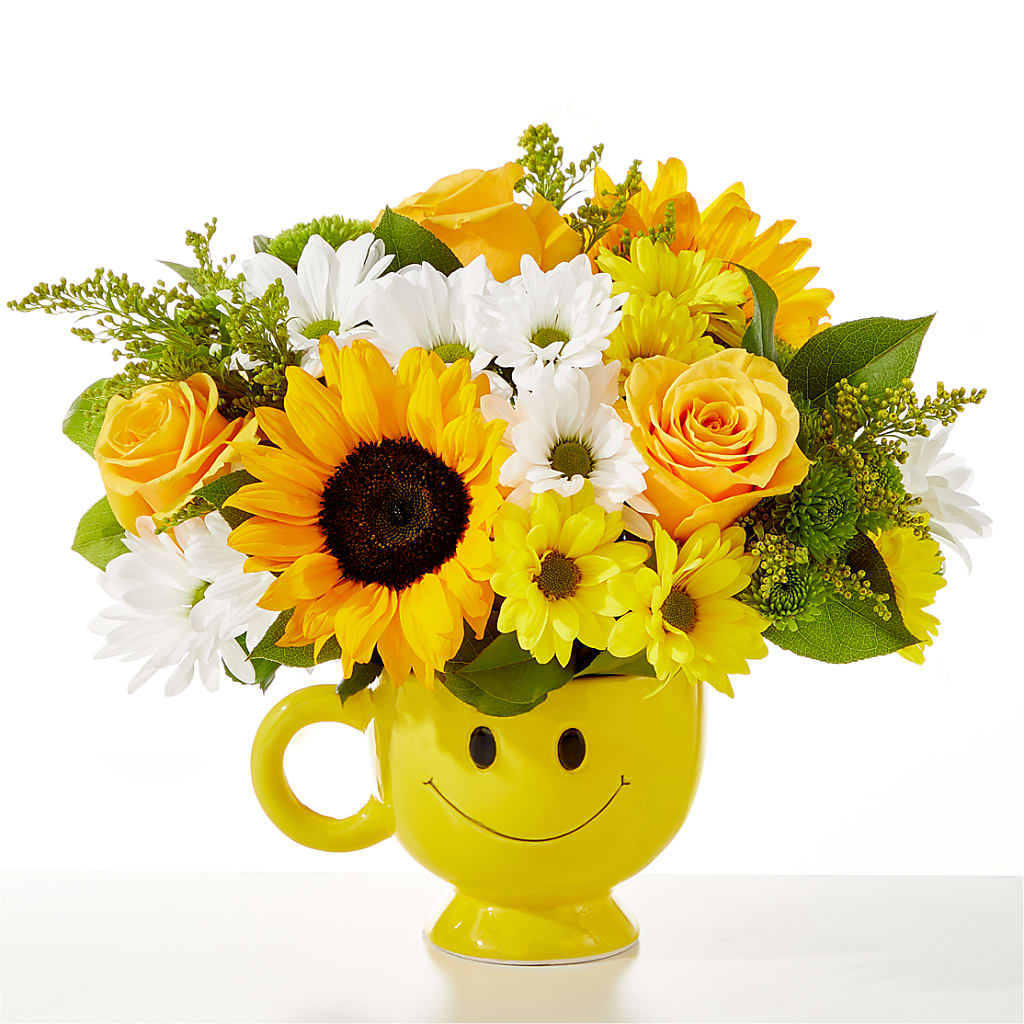 Be Happy Bouquet – House Of Flowers, Breckenridge TX