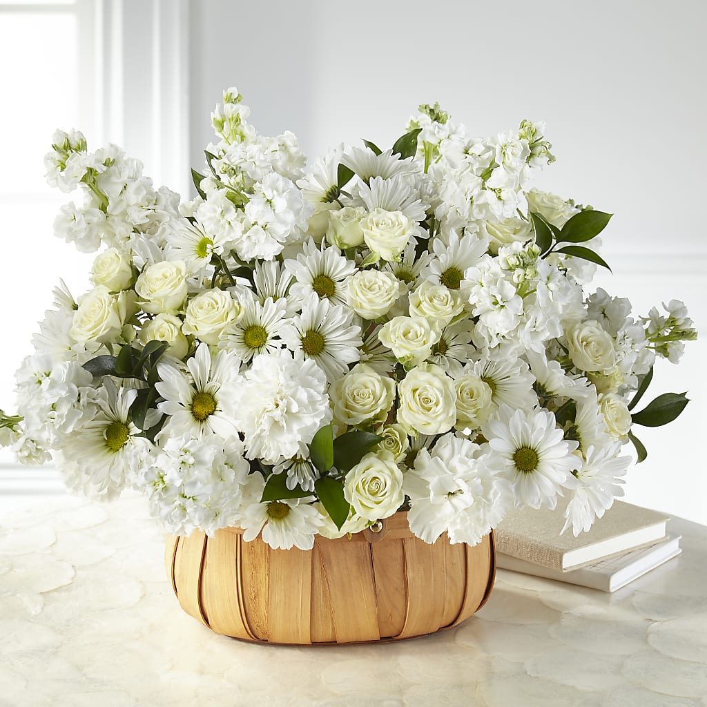 Graceful Garden Basket – House Of Flowers, Breckenridge TX