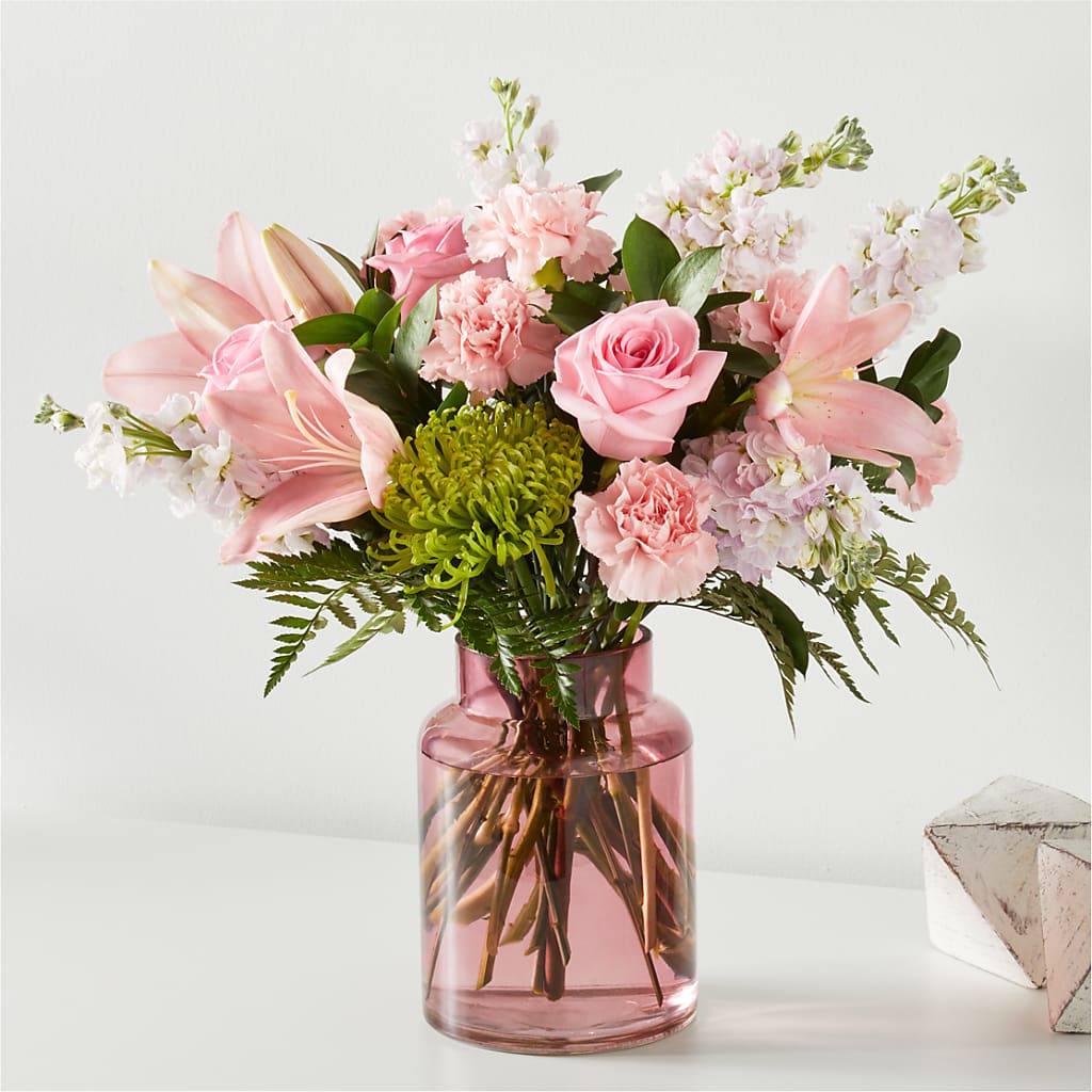 Pretty in Pink Bouquet – House Of Flowers, Breckenridge TX