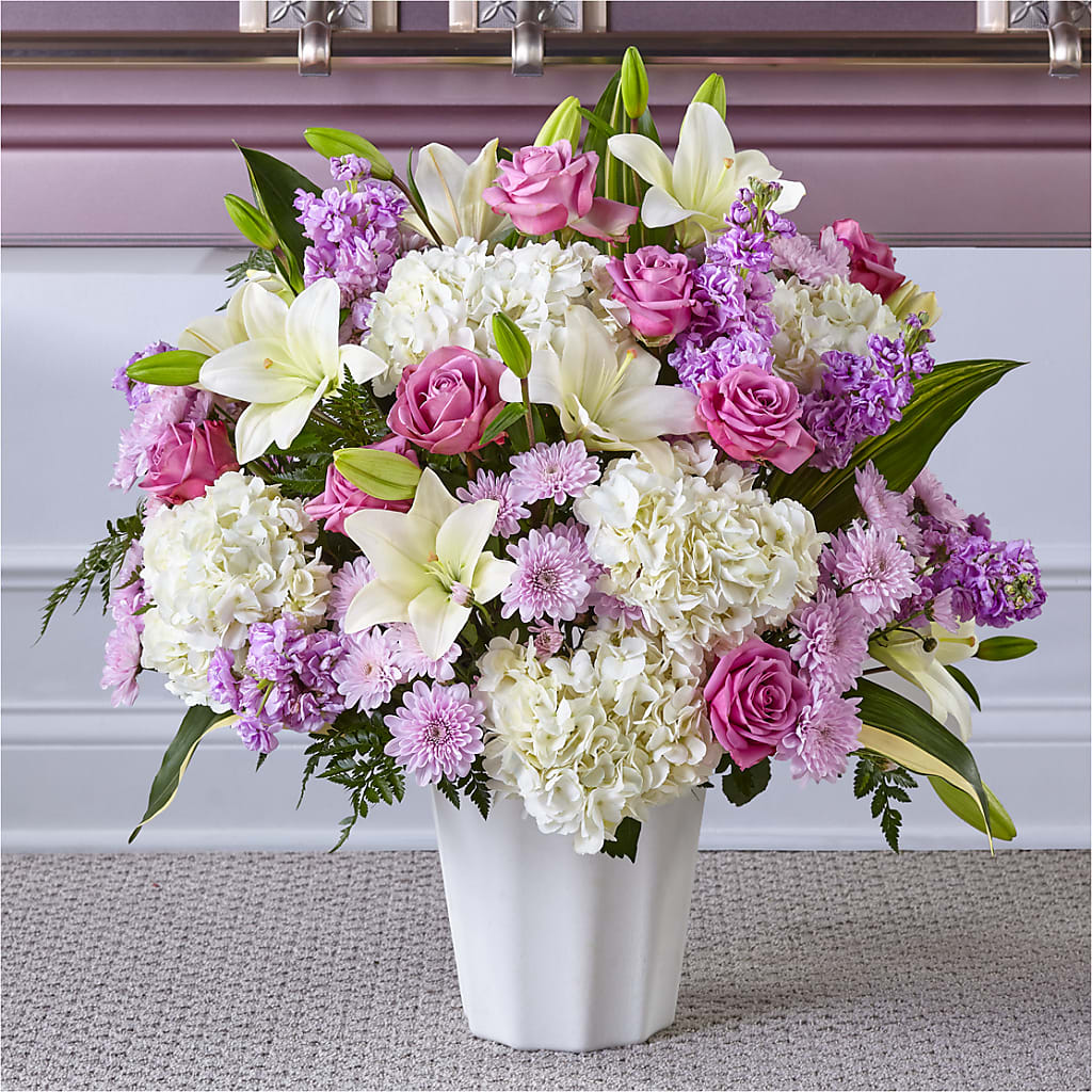 Heaven Sent Floor Basket – House Of Flowers, Breckenridge TX