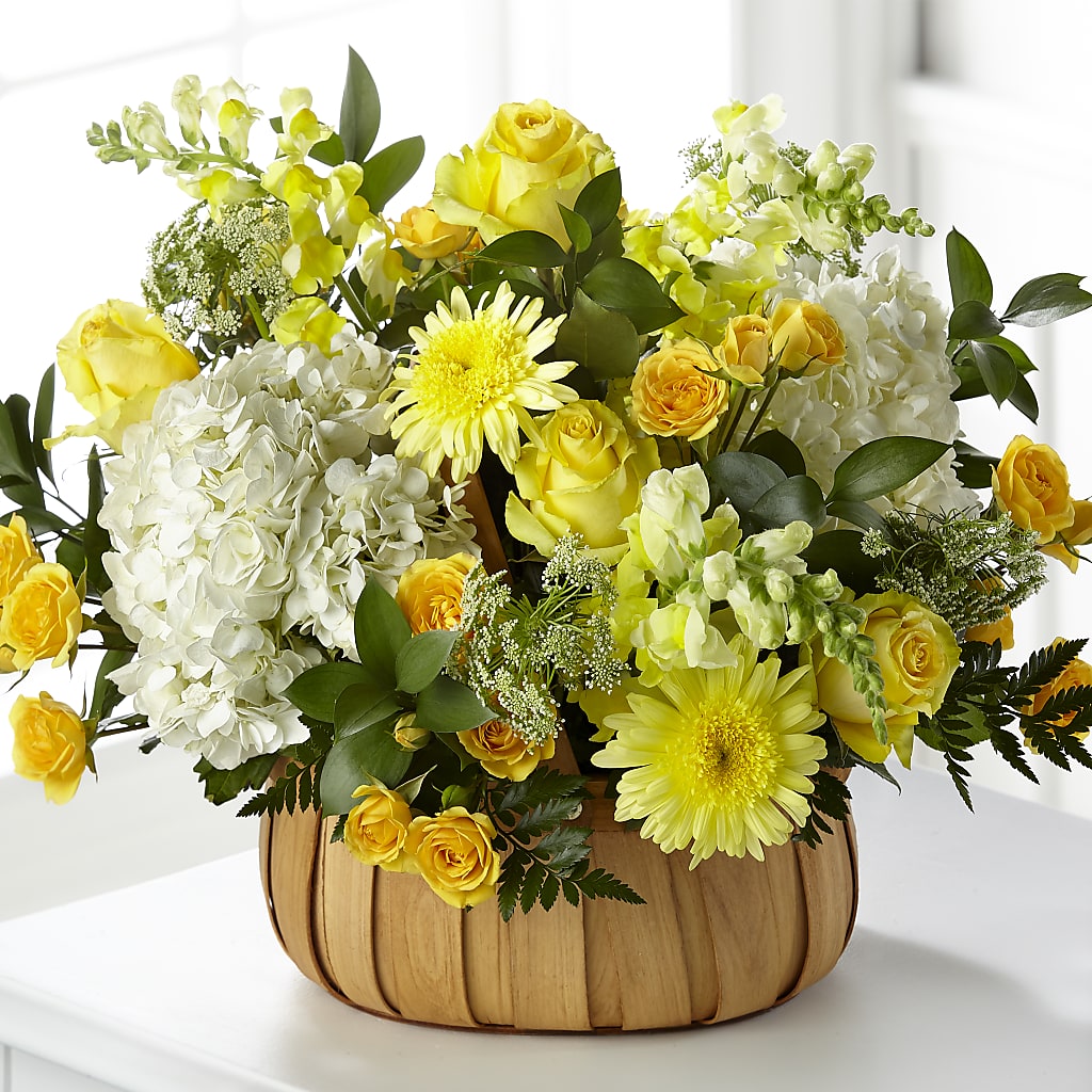 Rustic Remembrance Basket – House Of Flowers, Breckenridge TX