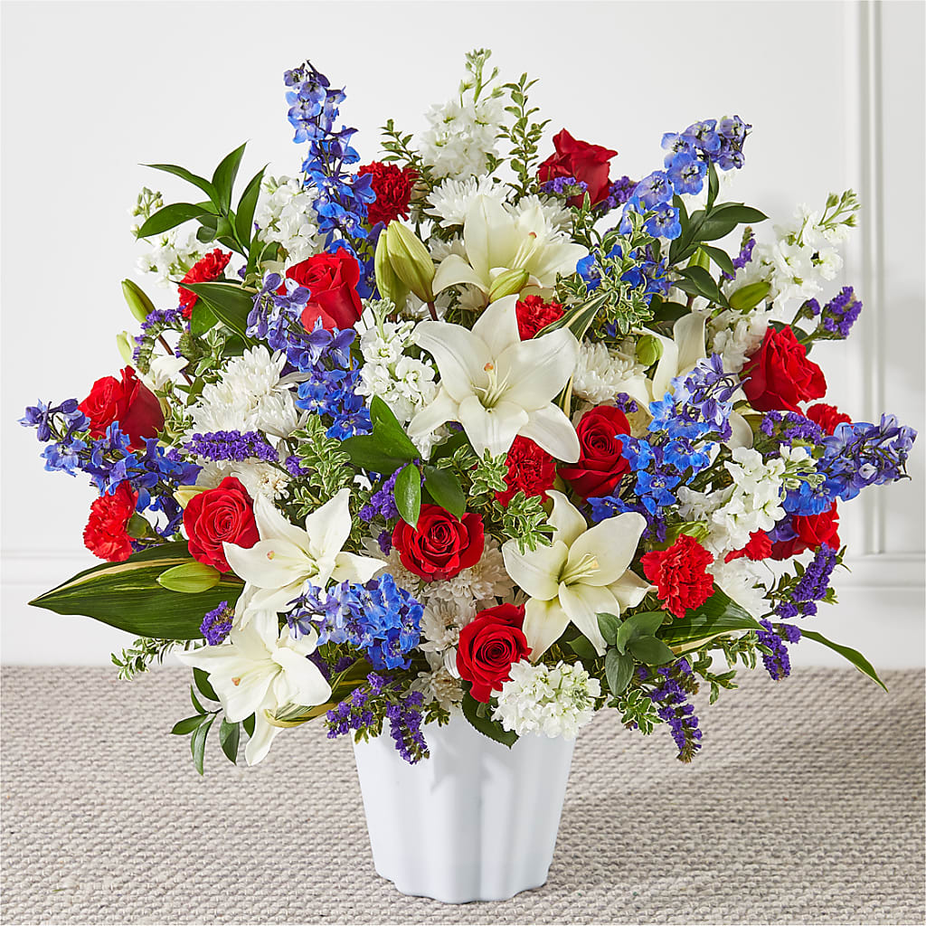 Consoled Floor Basket – House Of Flowers, Breckenridge TX