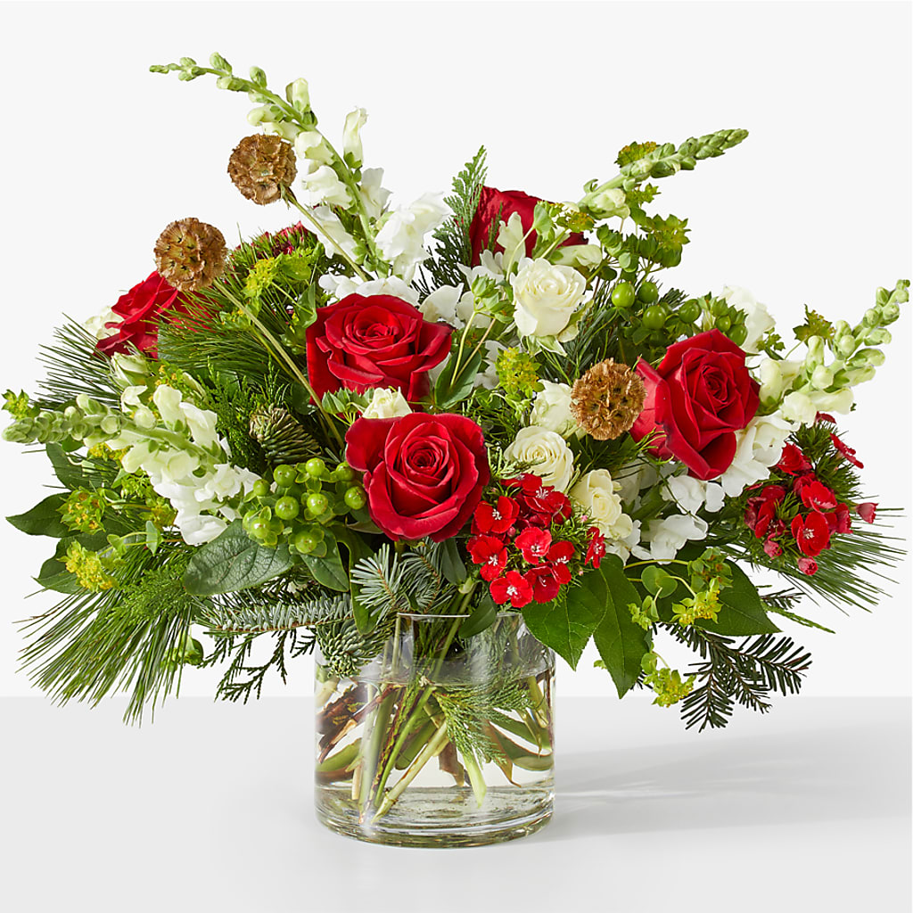 Deck the Halls Bouquet – House Of Flowers, Breckenridge TX