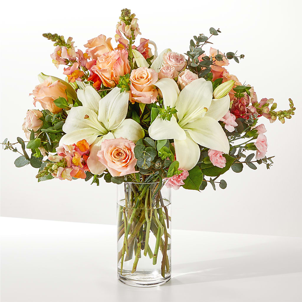 Grapefruit Splash Bouquet – House Of Flowers, Breckenridge TX