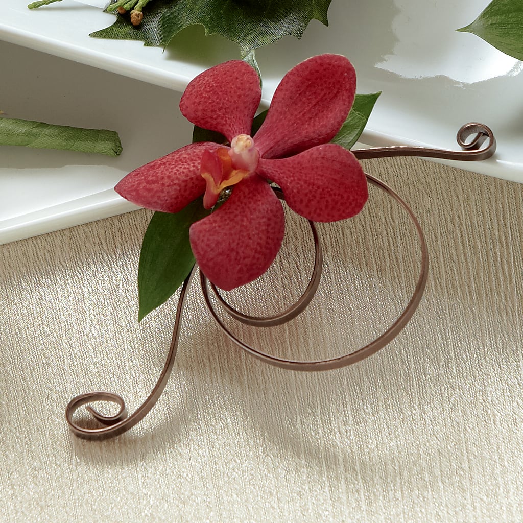 Red Mokara Boutonniere – House Of Flowers, Breckenridge TX